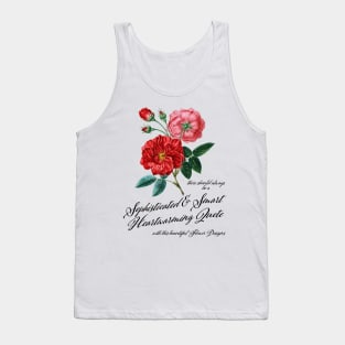 Vintage Flower Quote Tank Top